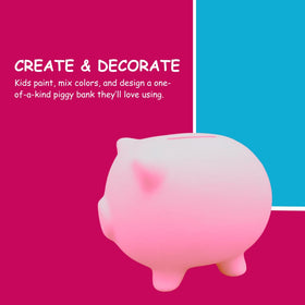 YOU DO IT piggy bank kit two brushes for precise painting