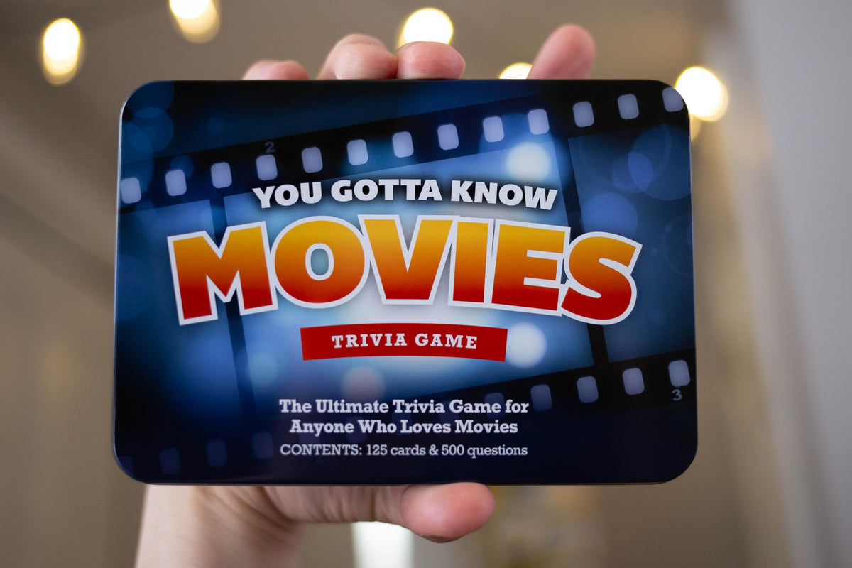 You Gotta Know Movies gift-ready box for movie-loving friends.