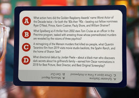 You Gotta Know Movies questions collection that spans many topics.
