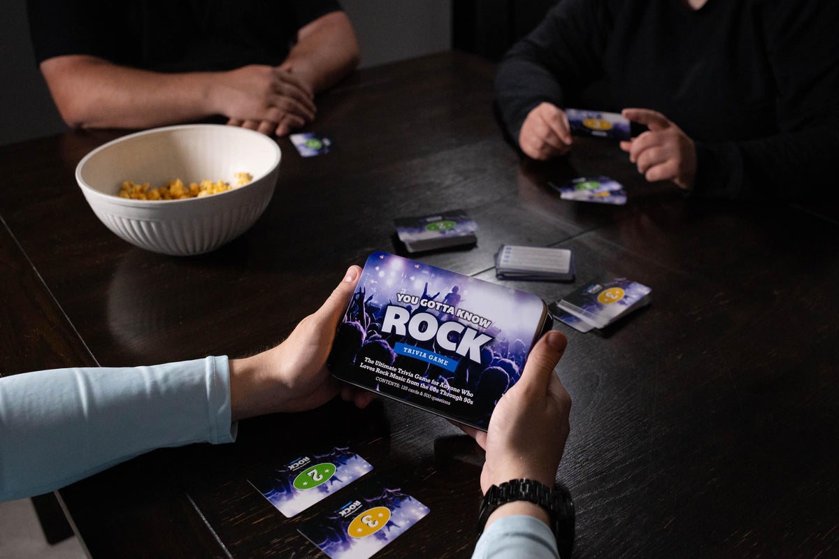 You Gotta Know Rock gift ready tin for celebrations and prizes