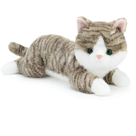 YOUBLEK 19-inch weighted cat plush for cozy hugs and calm moments