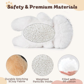 YOUBLEK Calico Cat plush used as a soft pillow for sleep and relaxation.