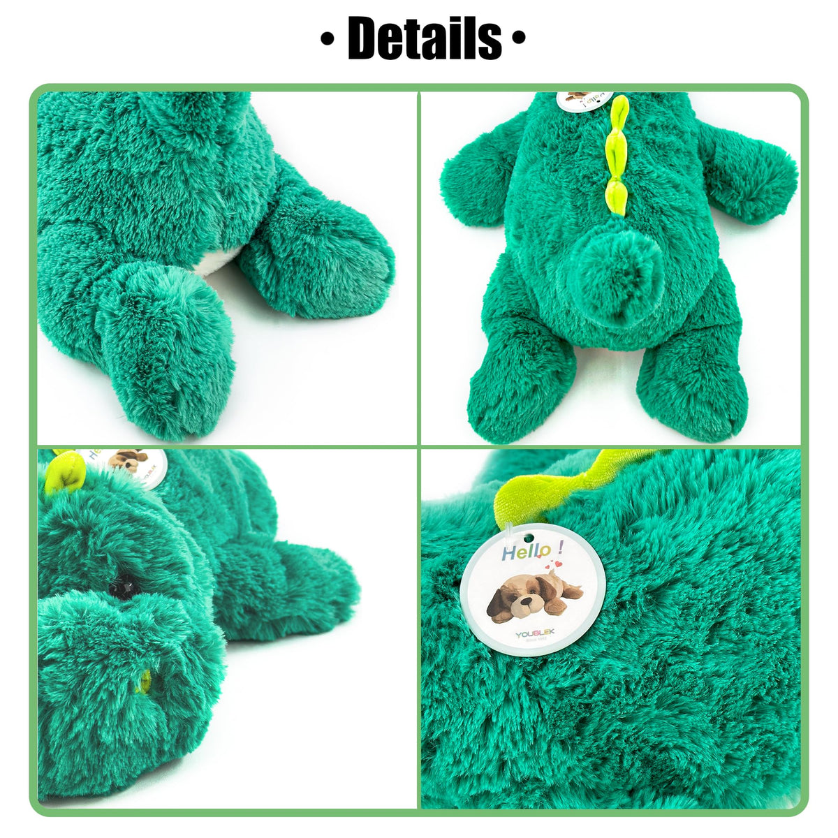 YOUBLEK two-pound weighted plush perfect for kids and adults