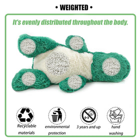 YOUBLEK green dinosaur plush as decorative room accent