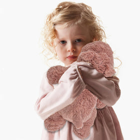 YOUBLEK pink hippo weighted plush 16-inch gift-ready packaging highlighting joy.