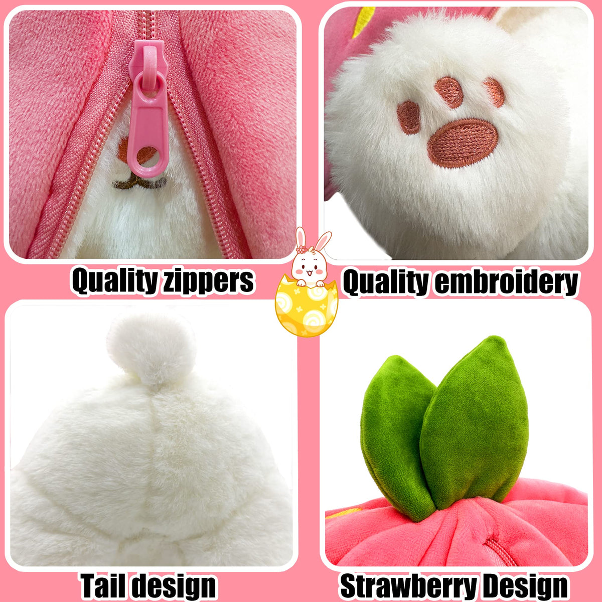 YOUBLEK soft-plush-fabric provides durable, kid-friendly material for everyday play.