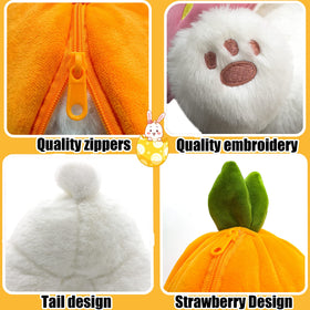 YOUBLEK bunny pillow is ideal for naps and cozy corners.