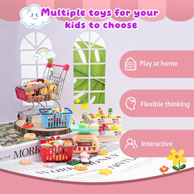 YOUHORYA 183Mini shopping baskets for realistic store sessions