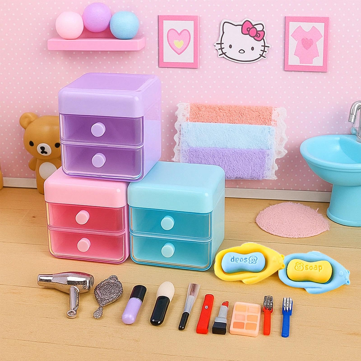 YOUHORYA hair tools set including dryer and combs for grooming scenes