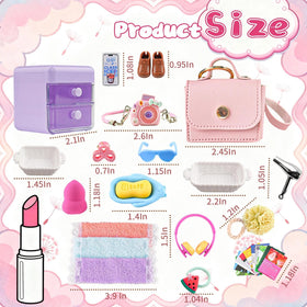 YOUHORYA miniature shampoo bottles for authentic vanity displays