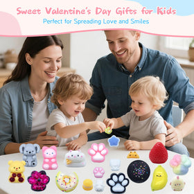 YoukkbbL Taba Squishy Pack Strawberry, bright decor and focus-friendly tactile toy.
