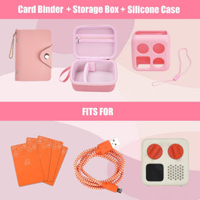 YouKnow silicone cover around Yoto Mini adds grip and spill protection.