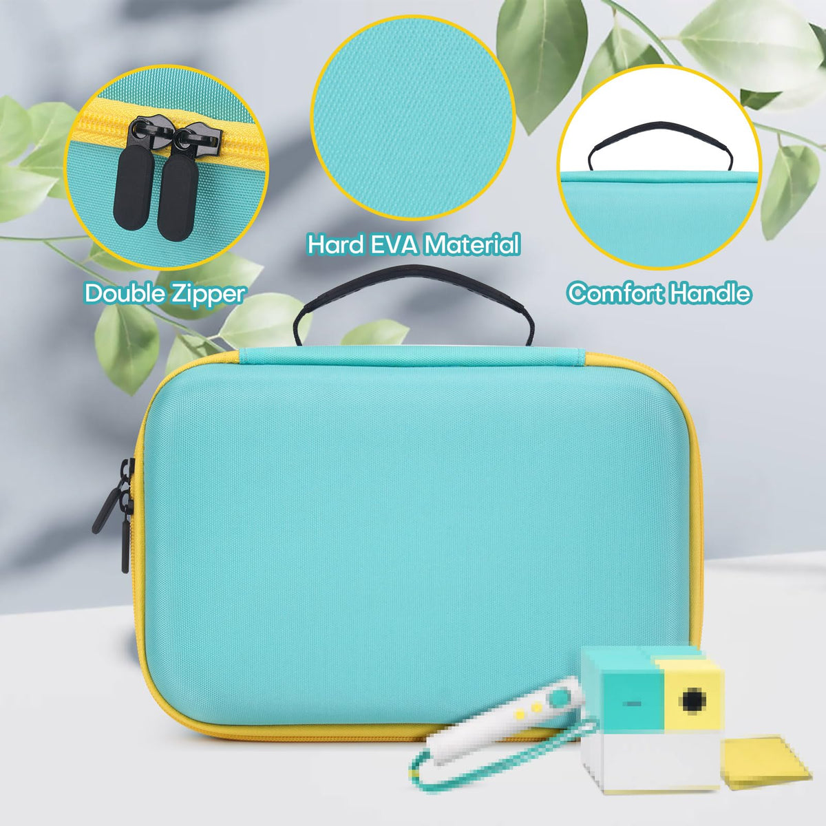 YouKnow travel case soft handle enables easy carrying.