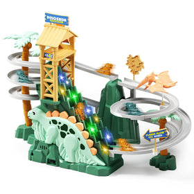 YOULEBITOYS dinosaur climbing stairs promotes imaginative play and fine motor practice.