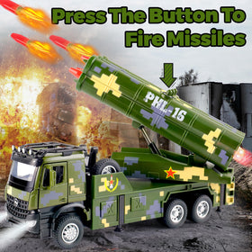Youlechen Army Toys die-cast metal front and sturdy ABS body withstands rough play