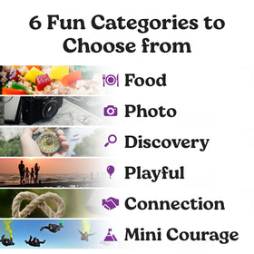 Your Lifestyle Business card dare mood map facilitates varied challenges for any travel mood.