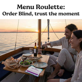Your Lifestyle Business food challenge card invites unusual flavors on new trips.