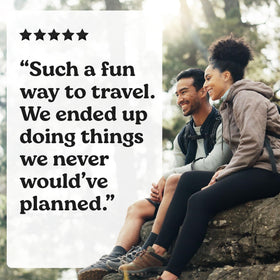 Your Lifestyle Business photo challenge card helps capture vibrant travel moments.