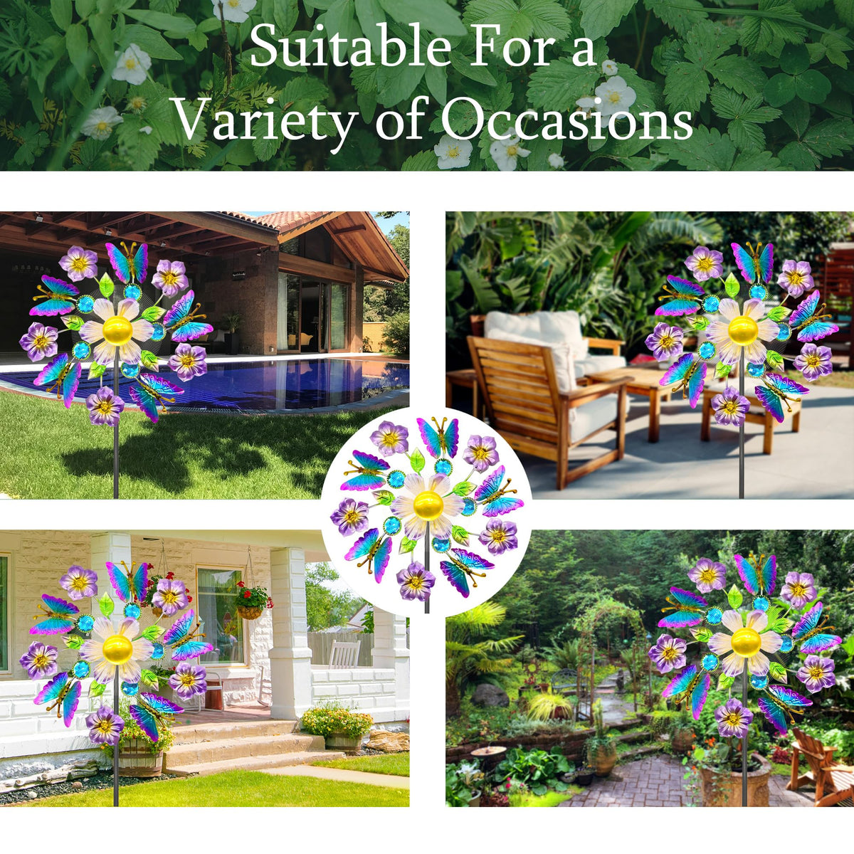 Yourongmao rust-proof coating boosts durability against weather, ensuring garden decor longevity.