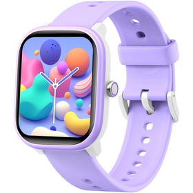 YOUSOKU Kids Watch purple front view with 1.8-inch display for active kids.