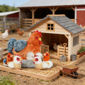 Youthfuljive 9in1 chicken zippered shell close-up for easy access