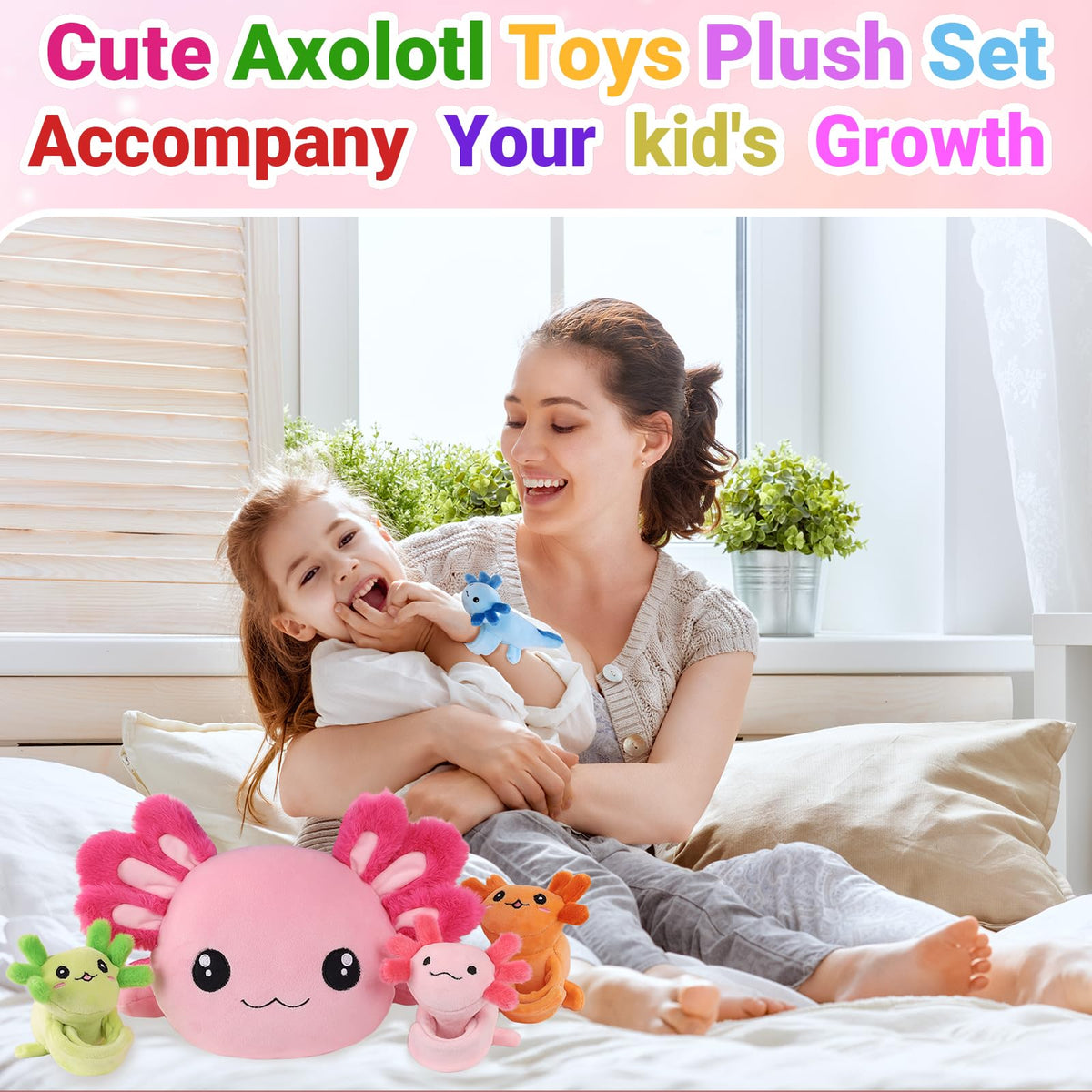 Youthfuljive baby green axolotl plush invites imaginative adventures