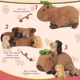 Youthfuljive capybara plush decor idea adding whimsy to a kid's room