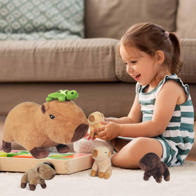 Capybara plush pillow by Youthfuljive for bedtime comfort