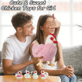 Youthfuljive cute chicken decor toy enhances room liveliness.