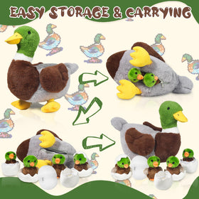 Youthfuljive zippered egg shell, easy storage for the four ducklings