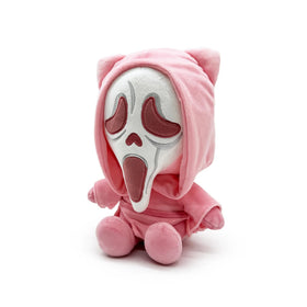 Youtooz collectible Ghost Face plush closeup, premium quality, great for display and gifting.