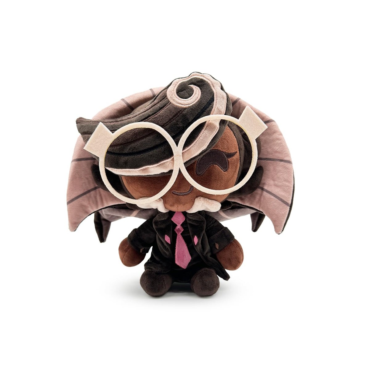 Youtooz Espresso Cookie plush 9-inch front view, ideal for display and cozy cuddling.