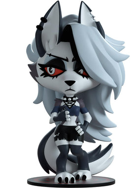 Youtooz Helluva Boss Loona side profile shows detailed sculpt for collectors.