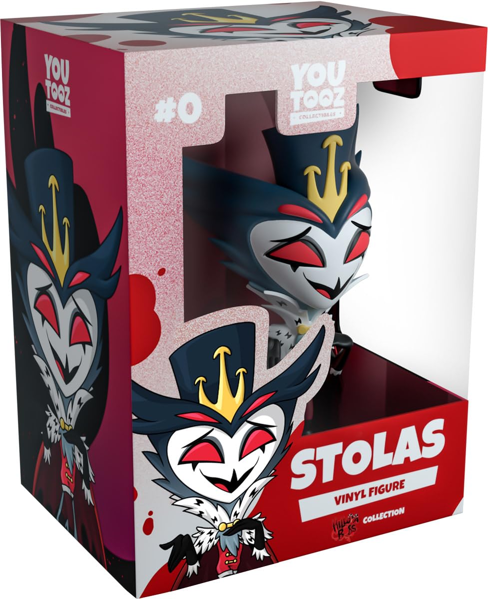 Youtooz Helluva Boss Stolas front view figure for desk display.