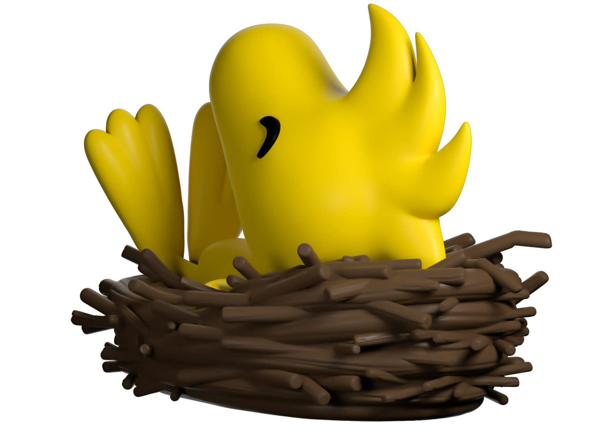 Official Peanuts packaging honors the nest scene for display.