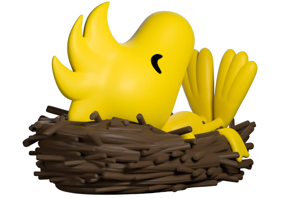 Matte protective sleeve keeps Woodstock safe and ready to display.