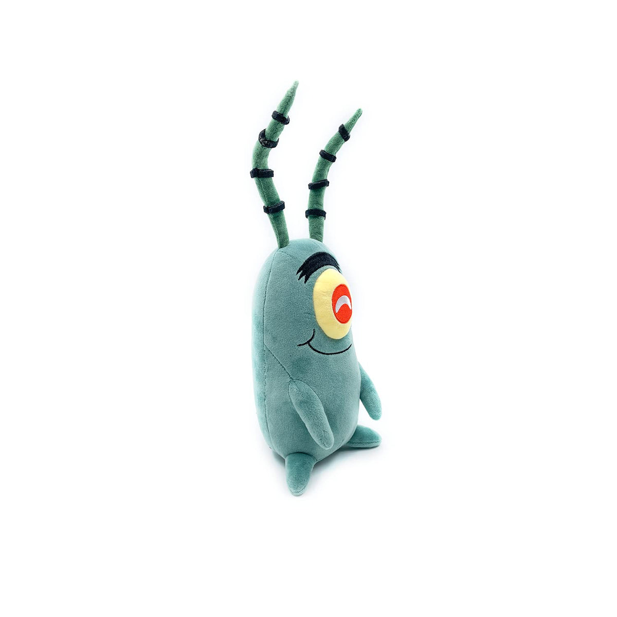 Youtooz Plankton side view plush, ideal desk companion.
