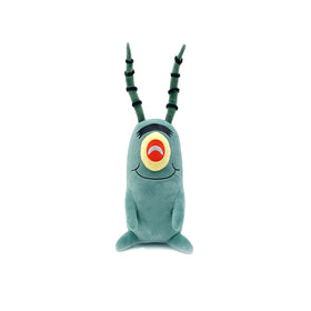 Youtooz Plankton sitting plush 9-inch, soft and cuddly display piece.