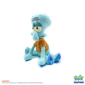 Youtooz Squidward Display-ready Plush fits shelves or desks.