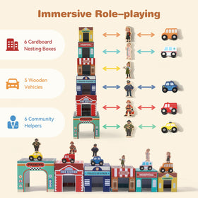 Youuys police station scene nesting supports early sequencing and role-play confidence.