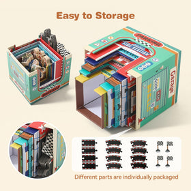 Youuys hospital and school scene nesting boxes boost narrative thinking.