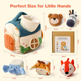 Youuys Travel Sensory Soft Barn Toy makes a thoughtful gift for baby showers and birthdays.