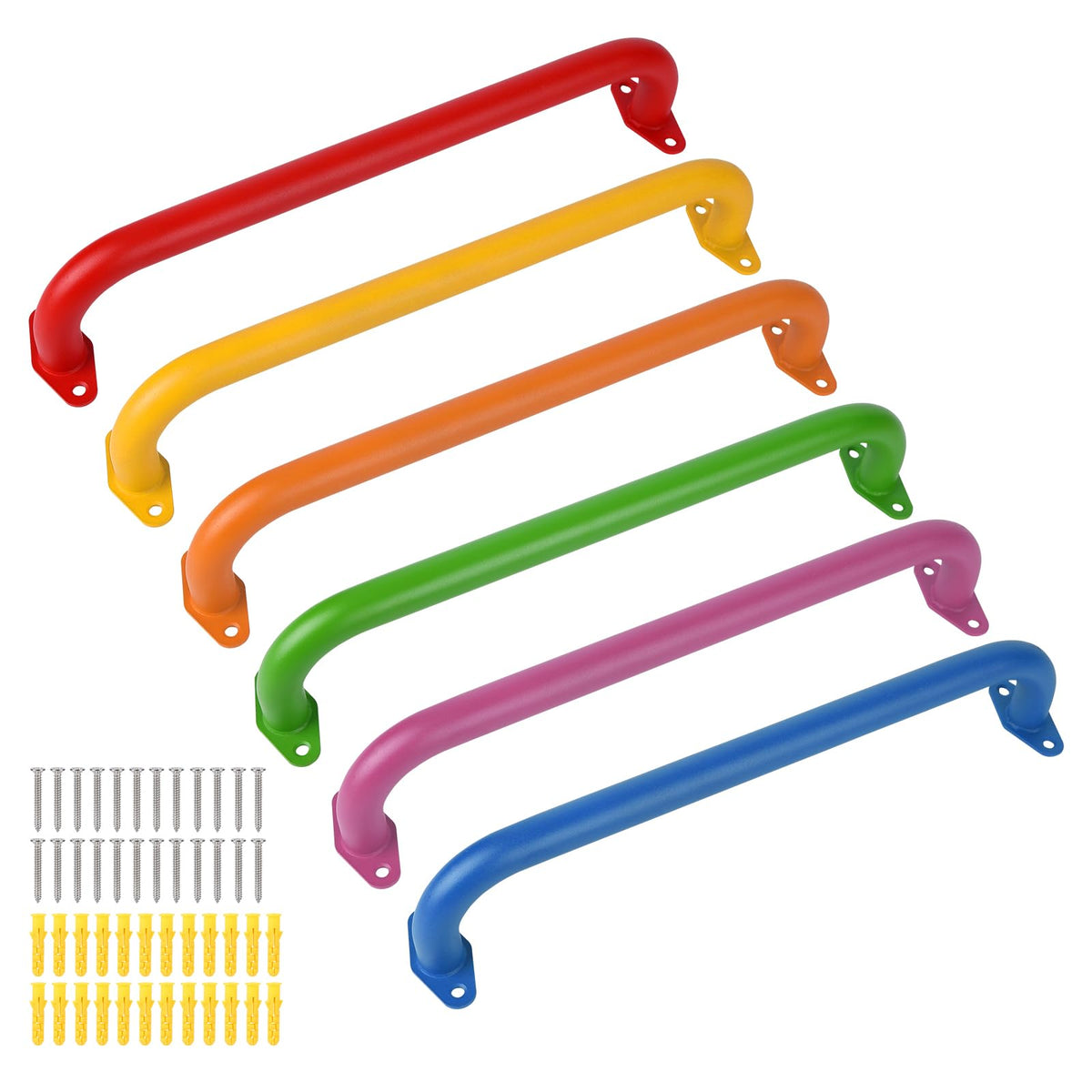 YOVXKAN monkey bars six-color handles for vibrant indoor play