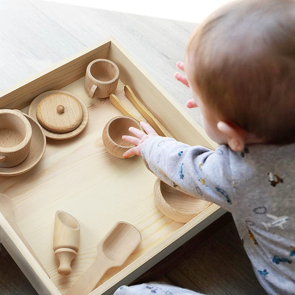 Yowlieu Montessori sensory bin cups and bowls for sorting play