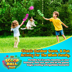 YoYa Toys Scoop Ball Set two balls designed for smooth flight and coordination