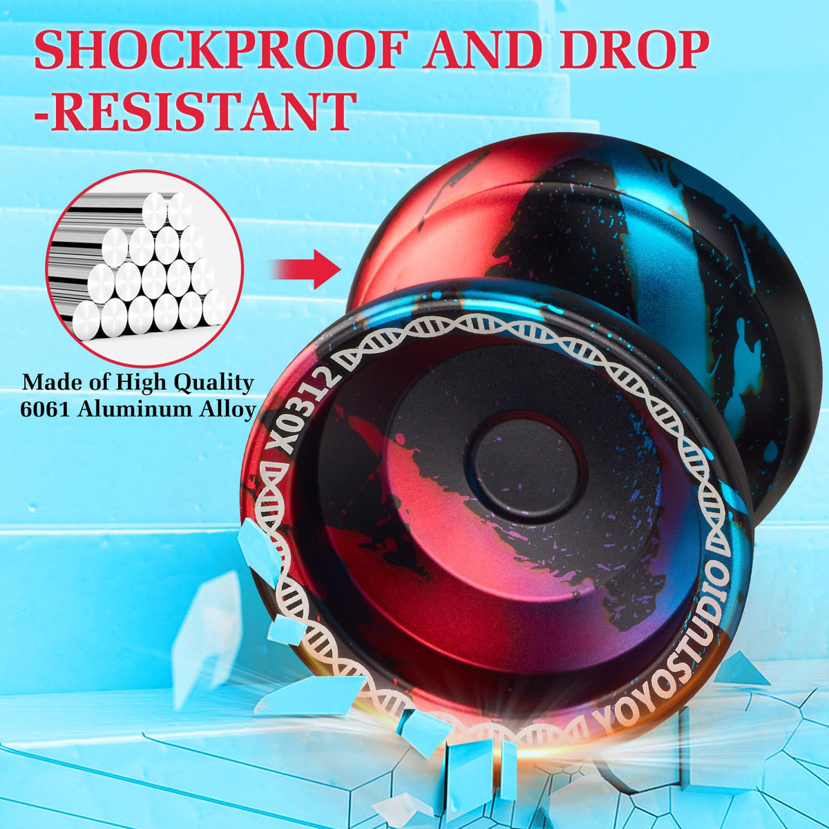 YOYOSTUDIO color options black blue red reflect personal style