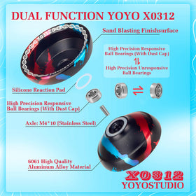 YOYOSTUDIO ergonomic grip offers comfortable handling during complex sequences