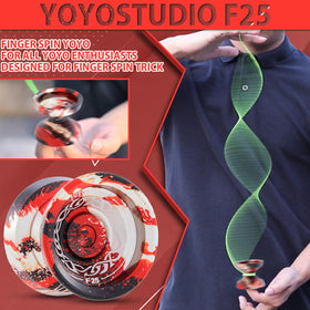 YOYOSTUDIO F25 aluminum body delivers durability and smooth spins