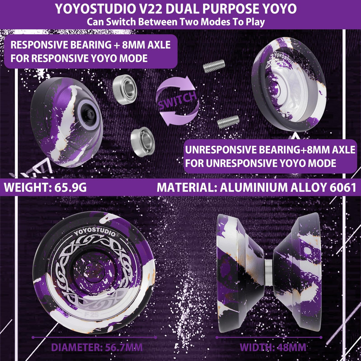 YOYOSTUDIO F25 colorful design invites engaging practice sessions.