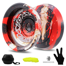 YOYOSTUDIO F25 dual-mode yoyo in hand for versatile learning and play